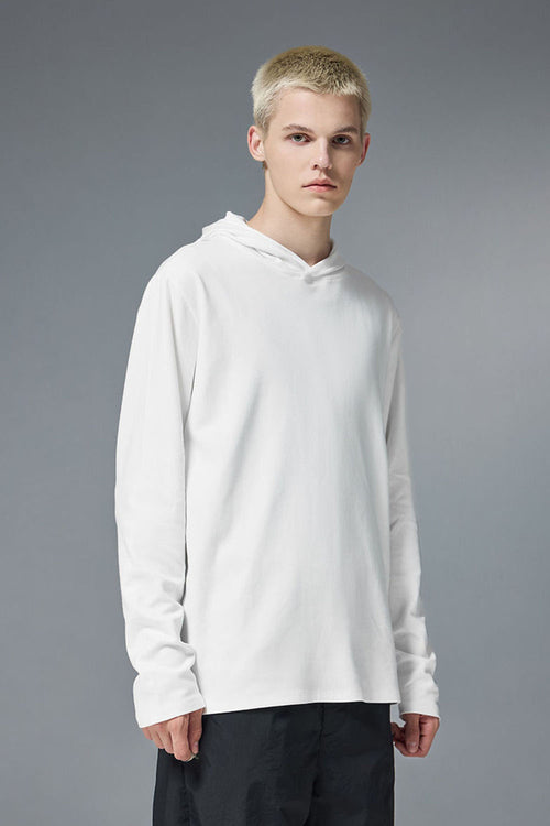 Reversible Fleece Base Layer Hoodie - Off White
