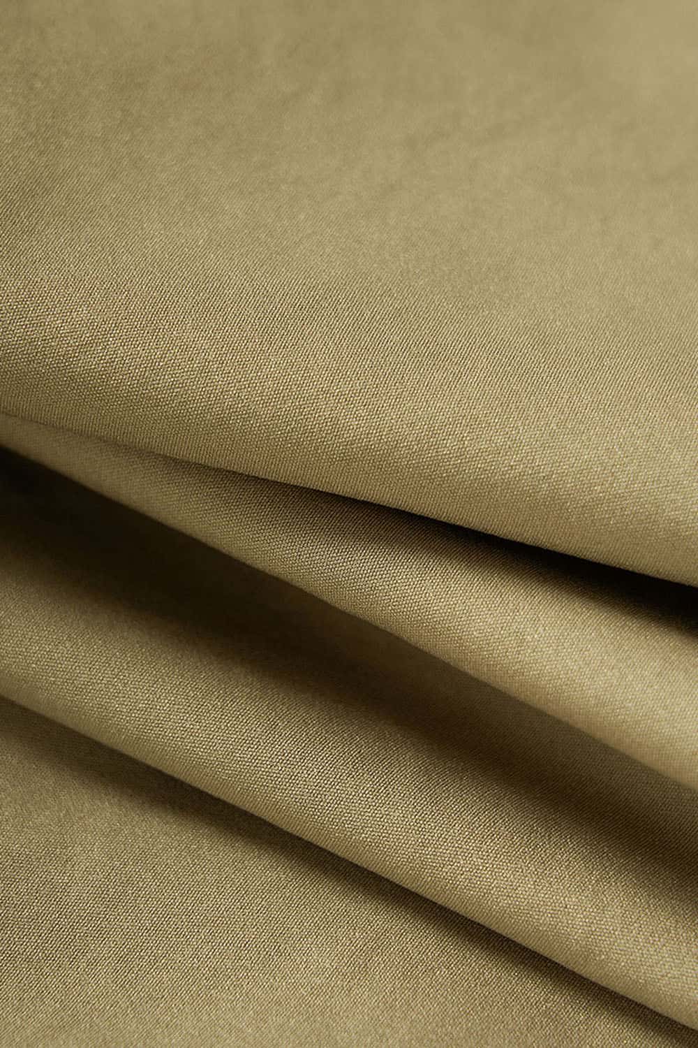 Wrinkle-Resistant Corduroy-Collar Utility Jacket in Apricot Khaki - fabric texture close-up