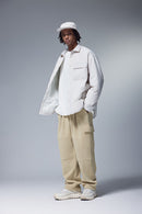 Thermal Fleece Utility Sweatpants - Khaki