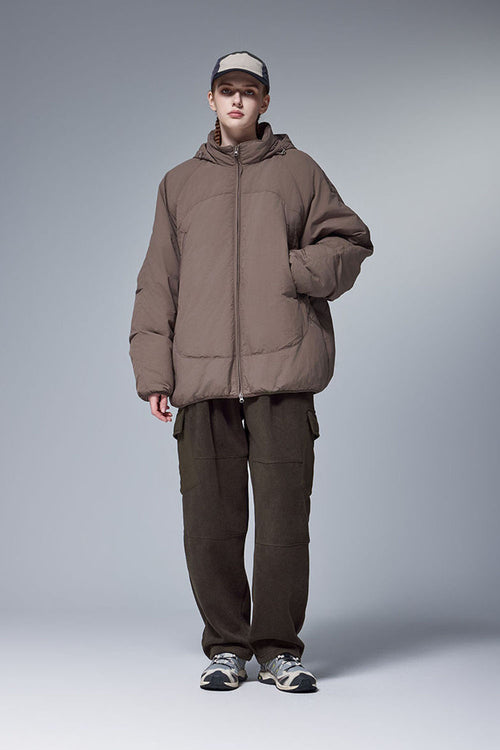 Thermal Fleece Utility Sweatpants - Coffee