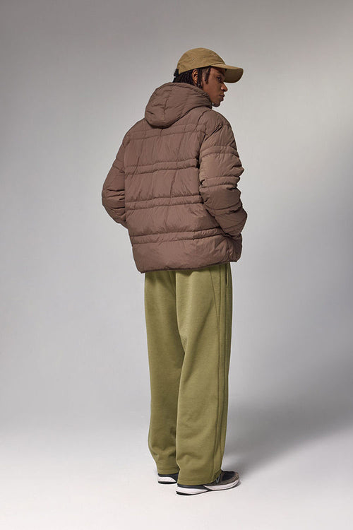 High-Stretch Active Fleece Joggers - Mud Green