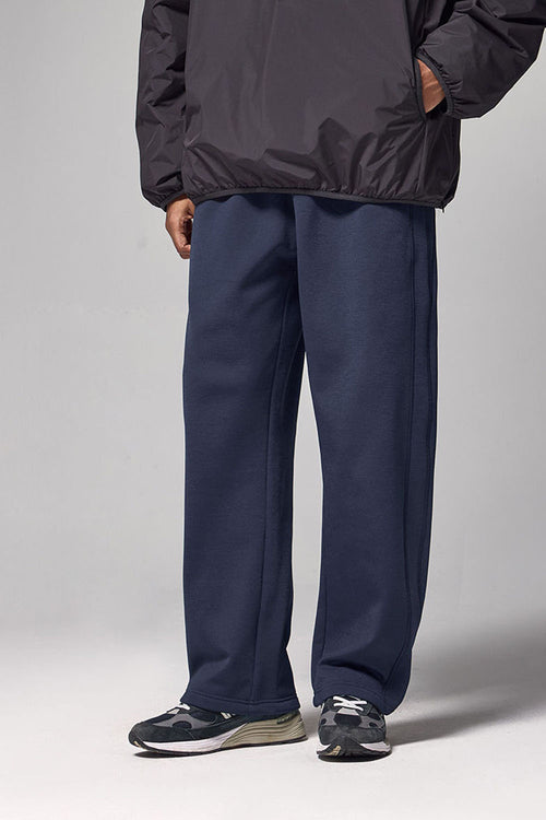 High-Stretch Active Fleece Joggers - Eclipse Blue