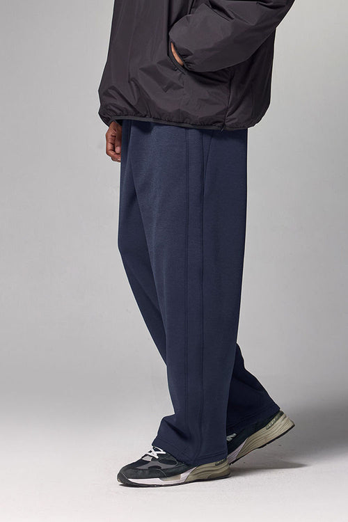 High-Stretch Active Fleece Joggers - Eclipse Blue