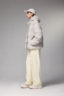 High-Stretch Active Fleece Joggers - White