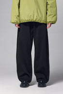 High-Stretch Active Fleece Joggers - Black