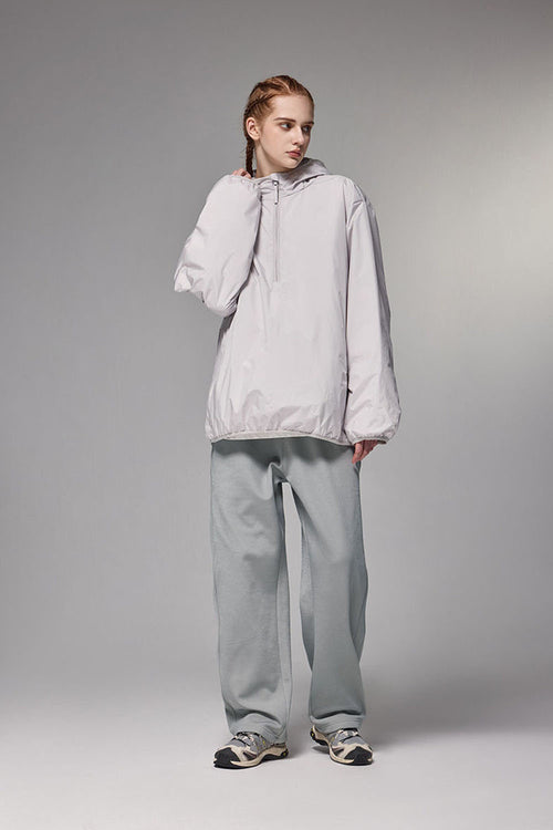 High-Stretch Active Fleece Joggers - Stone Gray