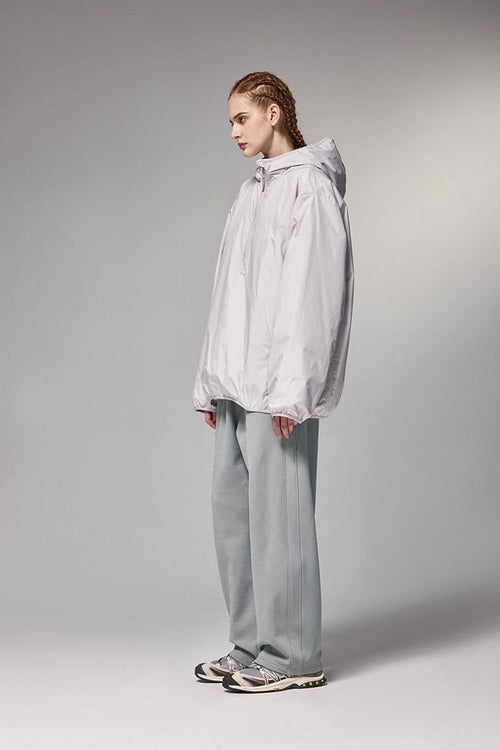 High-Stretch Active Fleece Joggers - Stone Gray