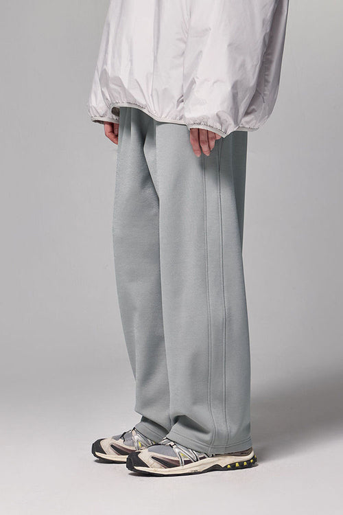 High-Stretch Active Fleece Joggers - Stone Gray