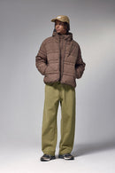 High-Stretch Active Fleece Joggers - Mud Green