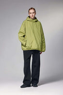 4-Way Stretch Thermal-Fleece Straight-Leg Sweatpants in Black - full-length front modeled view