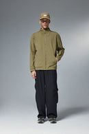 High-Stretch Spliced Fleece Jacket - Mud Green
