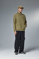 High-Stretch Spliced Fleece Jacket - Mud Green