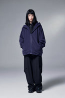 High-Stretch Fleece Zip-Up Hoodie - Eclipse Blue