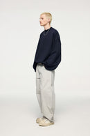 Premium Thermal Fleece Crewneck - Navy Blue