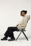 Thermal Fleece Everyday Hoodie - Light Khaki