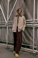 Heavyweight Cotton Corduroy Cargo Pants - Coffee