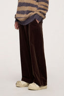 Heavyweight Cotton Corduroy Cargo Pants - Coffee