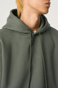 Heavyweight Essential Fleece Hoodie - Green
