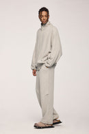 Retro Athletic Double-Zip Track Jacket - Heather Gray