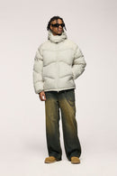 Packable Loose-Fit Hooded Down Jacket - Apricot