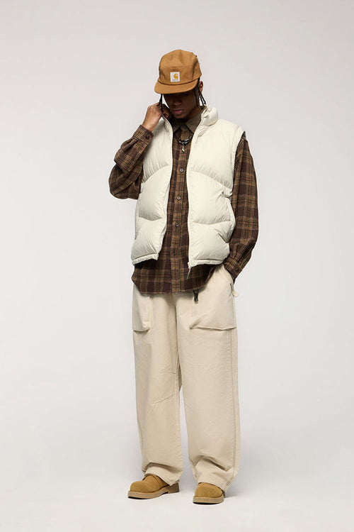 Packable Lightweight Down Vest - Apricot