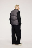 Packable Lightweight Down Vest - Dark Gray