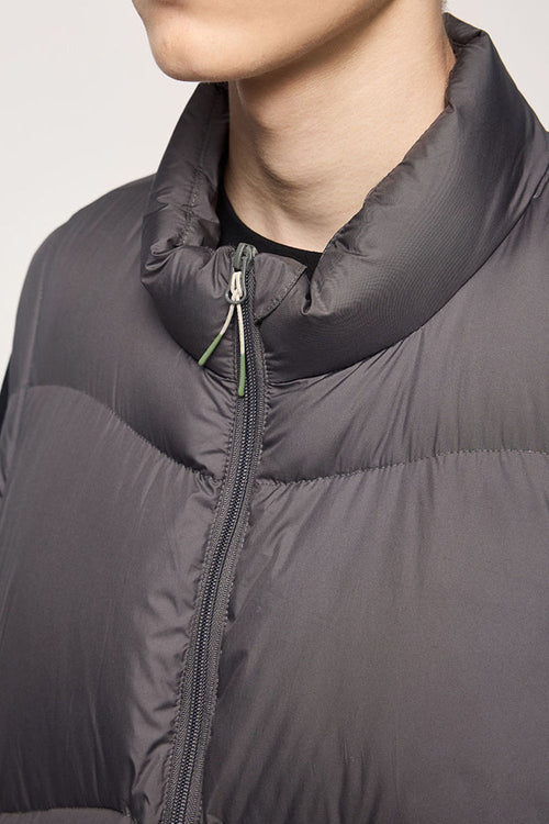 Packable Lightweight Down Vest - Dark Gray