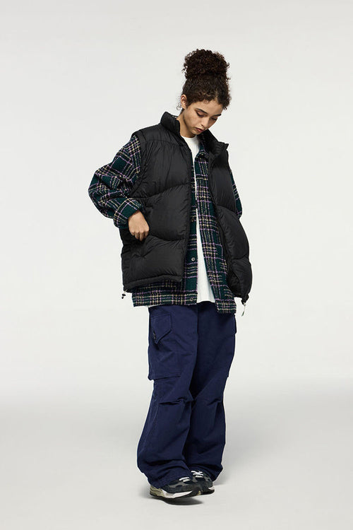 Packable Lightweight Down Vest - Black