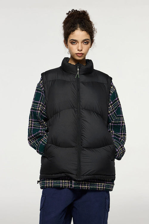 Packable Lightweight Down Vest - Black