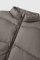 Packable Lightweight Down Vest - Brown