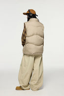 Packable Lightweight Down Vest - Khaki