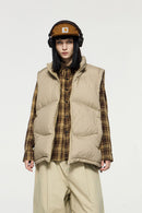 Packable Lightweight Down Vest - Khaki