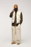 Packable Lightweight Down Vest - Apricot