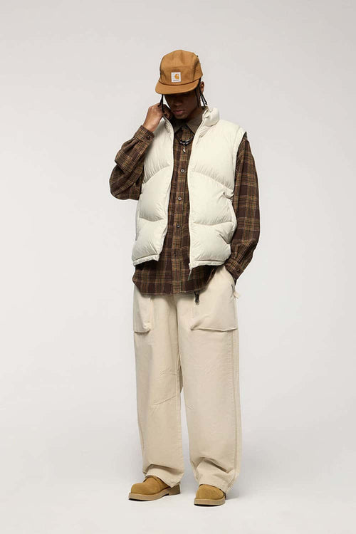 Packable Lightweight Down Vest - Apricot