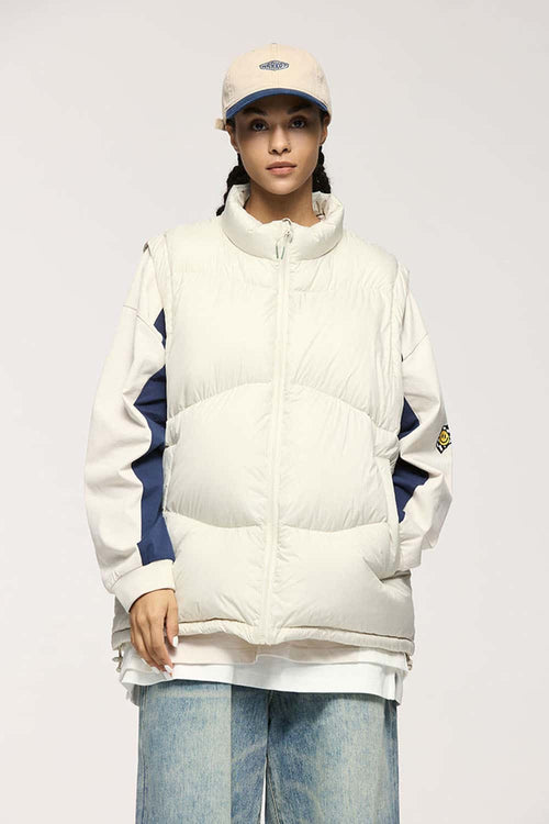 Packable Lightweight Down Vest - Apricot