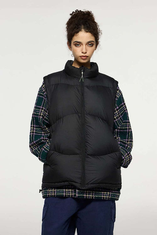 Packable Lightweight Down Vest - Black