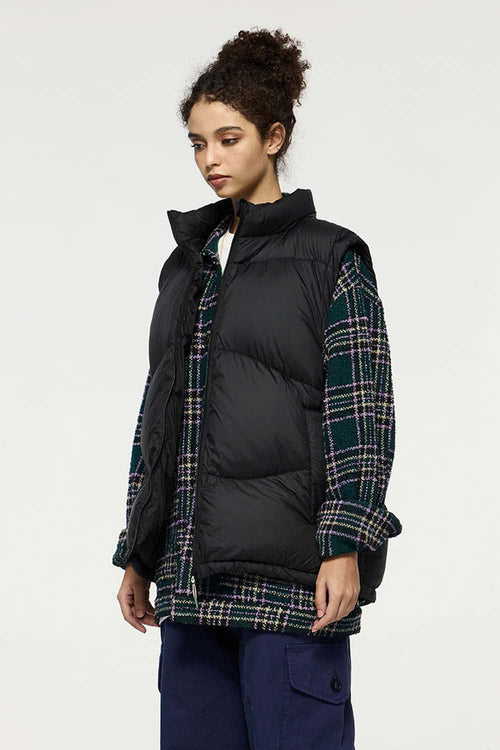 Packable Lightweight Down Vest - Black
