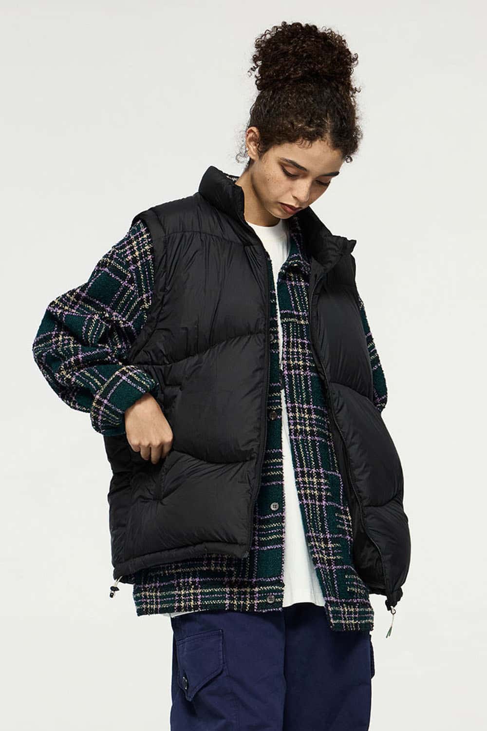 Packable Lightweight Down Vest - Black