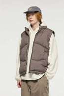 Packable Lightweight Down Vest - Brown