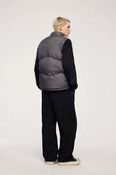 Packable Lightweight Down Vest - Dark Gray