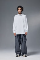 Reversible Quick-Dry Half-Zip Pullover - White