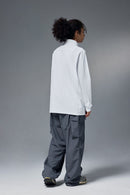 Reversible Quick-Dry Half-Zip Pullover - White