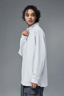 Reversible Quick-Dry Half-Zip Pullover - White