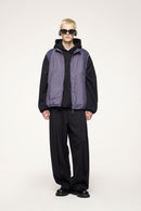 Accordion-Pleat Structured Sweatpants - Active Black
