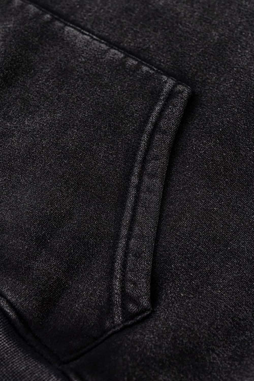 Raglan Fleece Cropped Hoodie - Fried Snowflakes