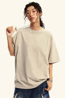 Heavyweight Wax-Dyed Vintage Cotton Tee - Vintage Dark Apricot
