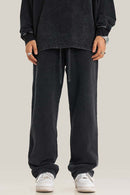 Vintage Wash Straight Sweatpants - Fried Snowflakes