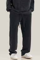 Vintage Wash Straight Sweatpants - Fried Snowflakes