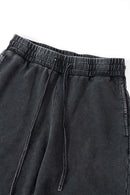 Vintage Wash Straight Sweatpants - Fried Snowflakes