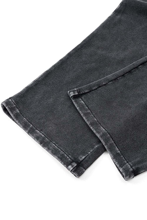 Vintage Wash Straight Sweatpants - Fried Snowflakes